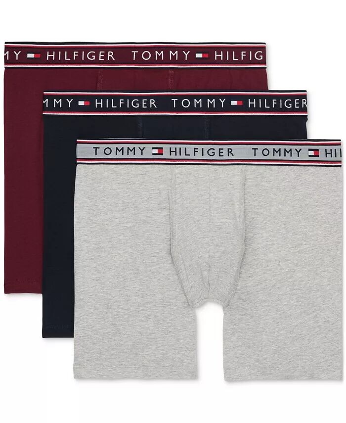 Мужские трусы-боксеры из хлопка, эластичные, влагоотводящие, 3 пары Tommy Hilfiger, красный
Мужские трусы-боксеры из хлопка, эластичные, влагоотводящие, 3 пары Tommy Hilfiger, красный