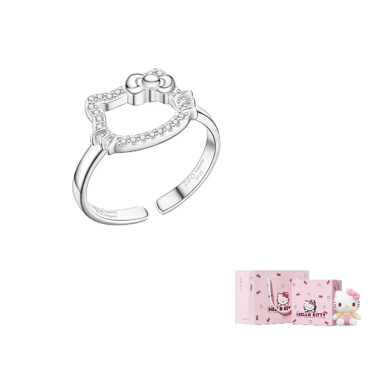 Sanrio Серебряное кольцо Hello Kitty S925 для женщин
Sanrio Серебряное кольцо Hello Kitty S925 для женщин