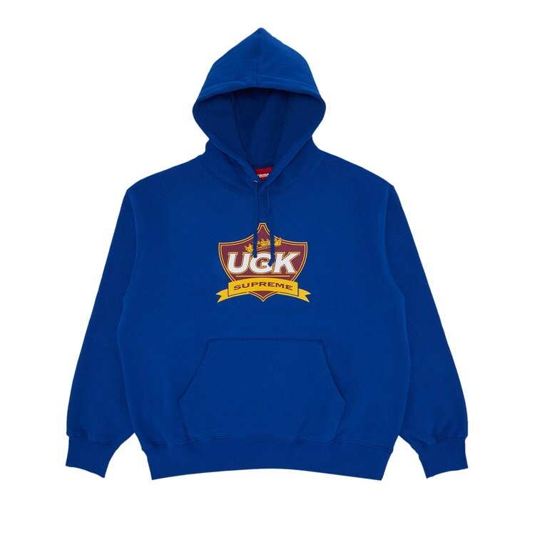 Толстовка Supreme UGK Hooded Sweatshirt, синий 
Толстовка Supreme UGK Hooded Sweatshirt, синий