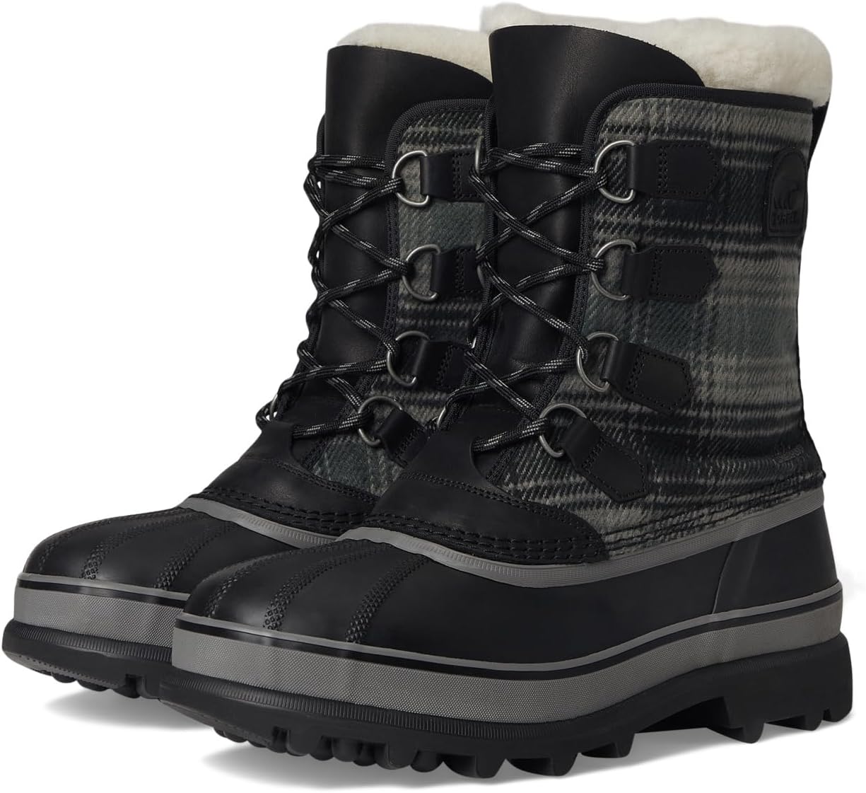 Ботинки SOREL Men's Caribou Waterproof, Black/Quarry
Ботинки SOREL Men's Caribou Waterproof, Black/Quarry