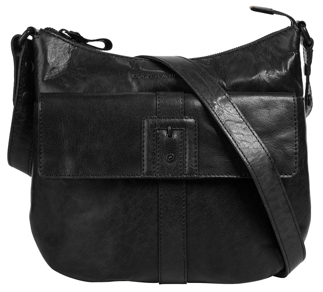Сумка через плечо Spikes & Sparrow, натуральная кожа, черный
Сумка через плечо Spikes & Sparrow, натуральная кожа, черный