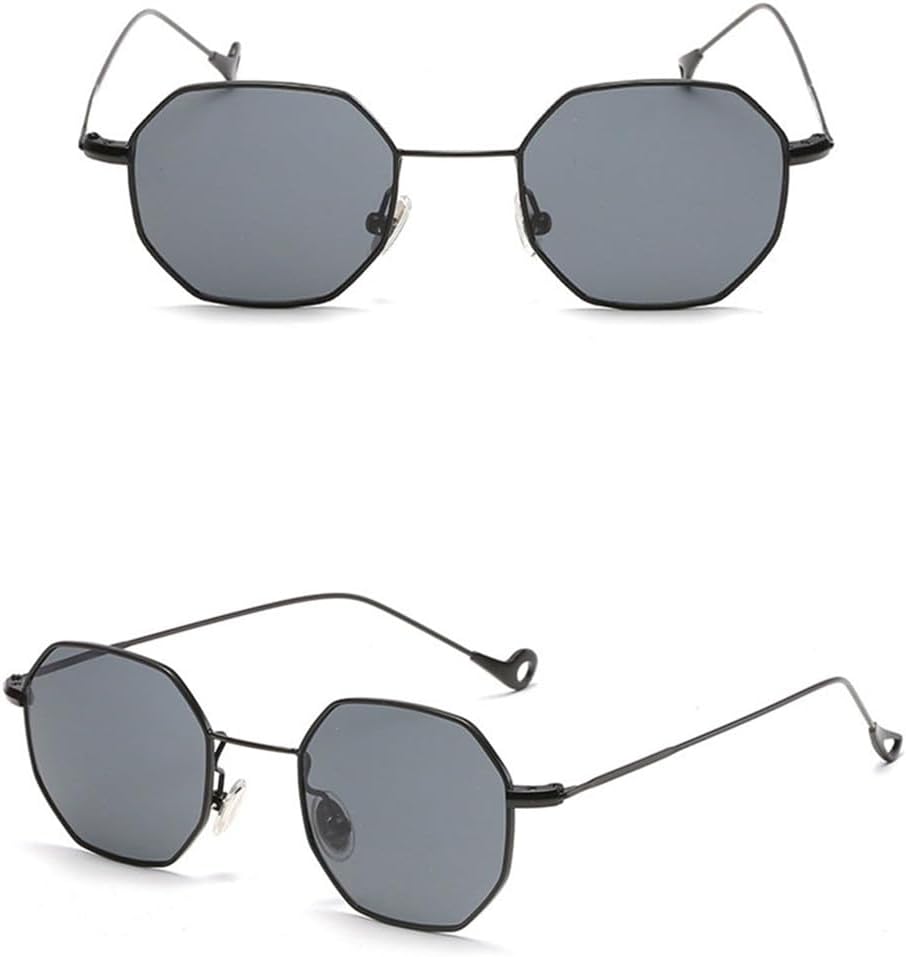 Солнцезащитные очки в стиле стимпанк с многоугольной формой для женщин и мужчин, винтажные солнцезащитные очки с прозрачными линзами, шестиугольная металлическая оправа generic, Black
Солнцезащитные очки в стиле стимпанк с многоугольной формой для женщин и мужчин, винтажные солнцезащитные очки с прозрачными линзами, шестиугольная металлическая оправа generic, Black