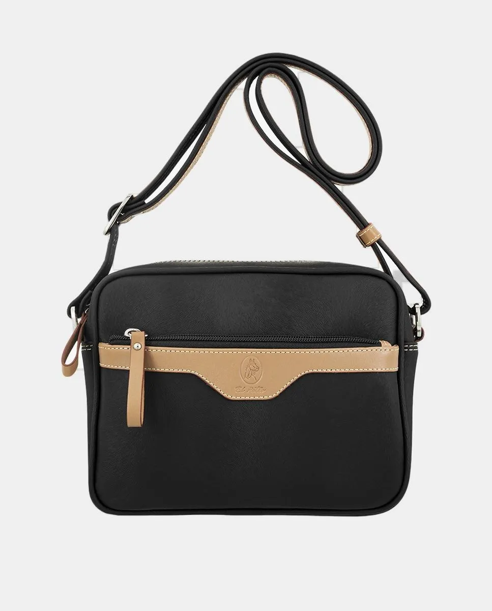 Рюкзак с тремя карманами и регулируемым наплечным ремнем El Potro, черный
Рюкзак с тремя карманами и регулируемым наплечным ремнем El Potro, черный