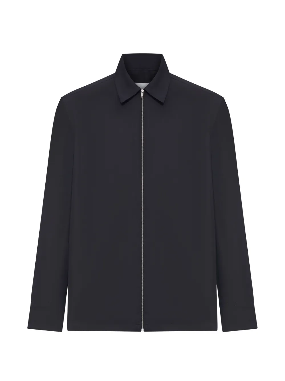 Хлопковая рубашка на молнии Jil Sander, синий
Хлопковая рубашка на молнии Jil Sander, синий