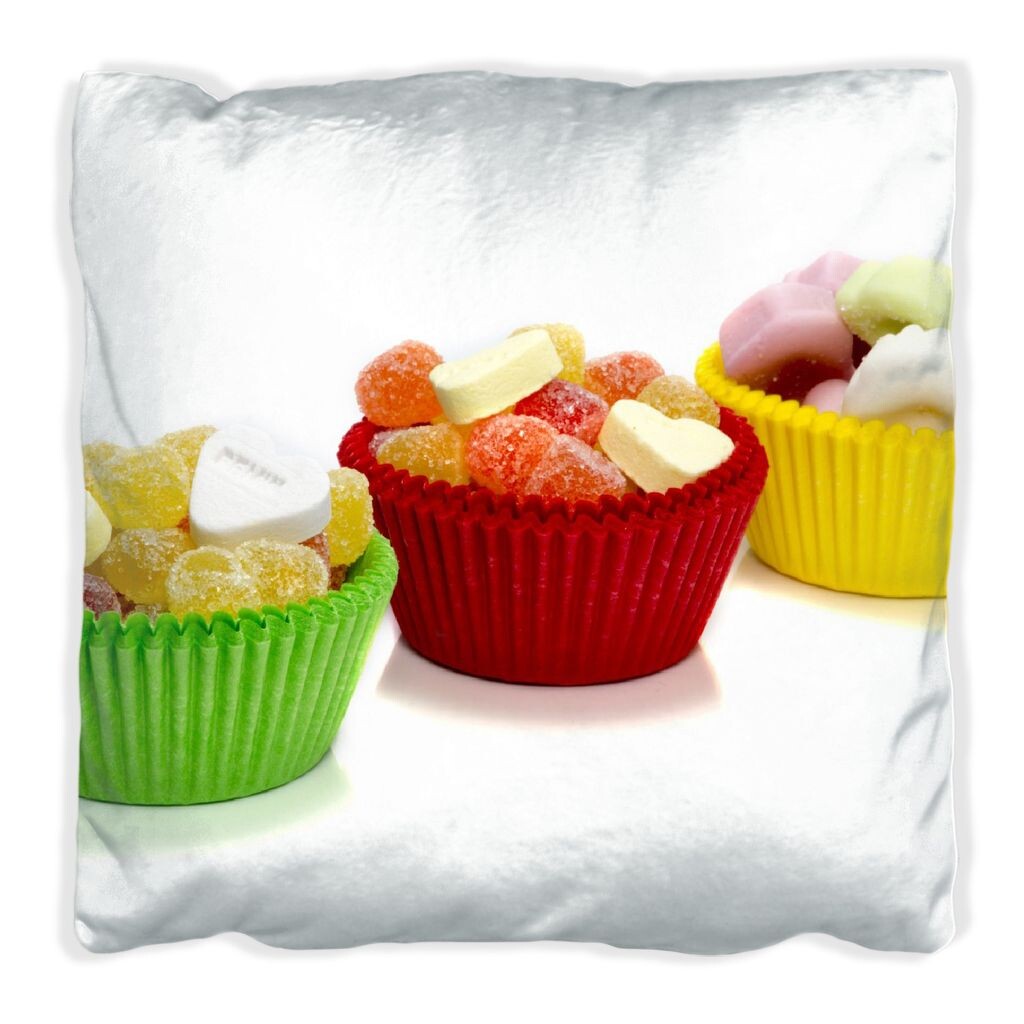 Подушка Wallario Premium, мягкая поверхность, с мотивом Sweets - конфетные кексы на кухне, размер: 40 х 40 см, с белой спинкой
Подушка Wallario Premium, мягкая поверхность, с мотивом Sweets - конфетные кексы на кухне, размер: 40 х 40 см, с белой спинкой