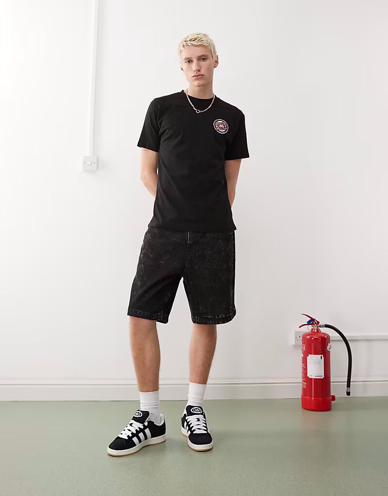 Джинсовые шорты Santa Cruz Big в кислотном цвете черного цвета
Джинсовые шорты Santa Cruz Big в кислотном цвете черного цвета