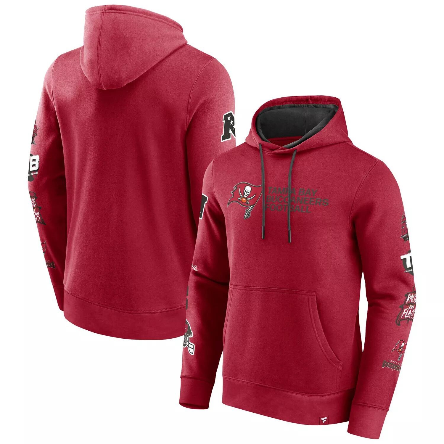 Мужской красный пуловер с капюшоном Tampa Bay Buccaneers Extra Innings Fanatics
Мужской красный пуловер с капюшоном Tampa Bay Buccaneers Extra Innings Fanatics