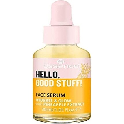 Сыворотка для лица Hello Good Stuff, концентрат для интенсивной терапии, увлажняющий и сияющий, с экстрактом ананаса, желтый, веганский, без масла, соответствует нашему стандарту чистой красоты, 30 мл, Essence
Сыворотка для лица Hello Good Stuff, концентрат для интенсивной терапии, увлажняющий и сияющий, с экстрактом ананаса, желтый, веганский, без масла, соответствует нашему стандарту чистой красоты, 30 мл, Essence