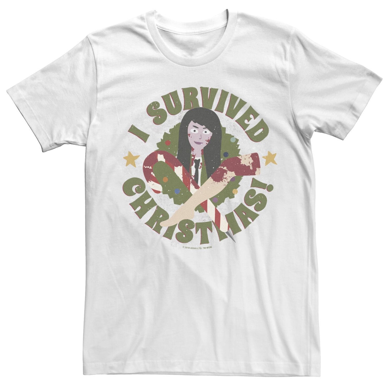Мужская футболка с рождественским рисунком «Анна я выжила» Licensed Character
Мужская футболка с рождественским рисунком «Анна я выжила» Licensed Character