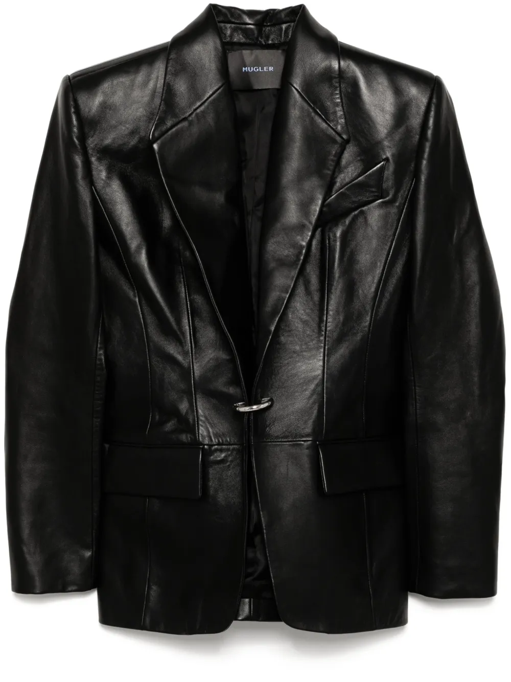 Блейзер с застежкой Mugler, черный
Блейзер с застежкой Mugler, черный
