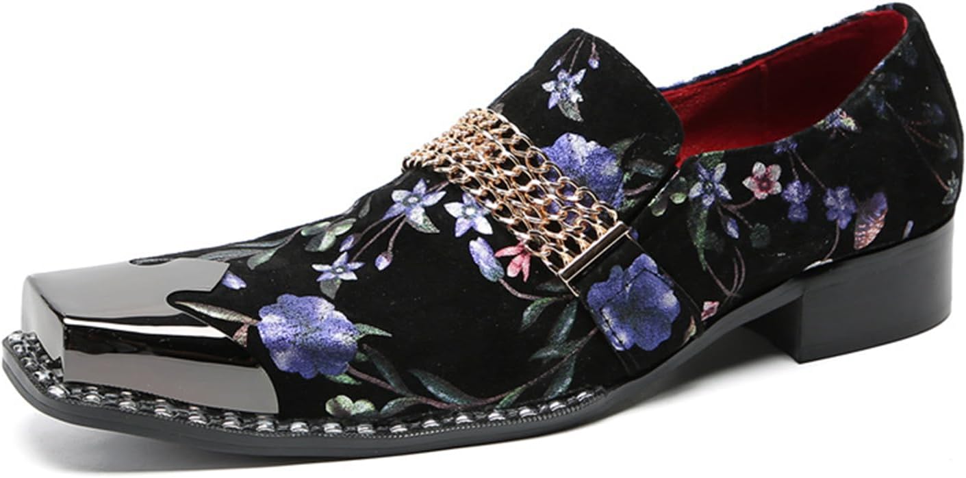 Мужские кожаные туфли, ретро-лоферы с принтом, из натуральной кожи, на низком ходу, металлический квадратный носок, дышащие модные туфли, размер 43 EU, черные Manyubei
Мужские кожаные туфли, ретро-лоферы с принтом, из натуральной кожи, на низком ходу, металлический квадратный носок, дышащие модные туфли, размер 43 EU, черные Manyubei