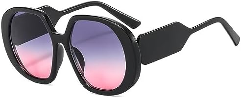 Большие солнцезащитные очки в винтажном стиле для женщин, круглые солнцезащитные очки красного цвета с защитой от УФ-излучения UV400 для мужчин и женщин MTZJH, Gray Pink
Большие солнцезащитные очки в винтажном стиле для женщин, круглые солнцезащитные очки красного цвета с защитой от УФ-излучения UV400 для мужчин и женщин MTZJH, Gray Pink