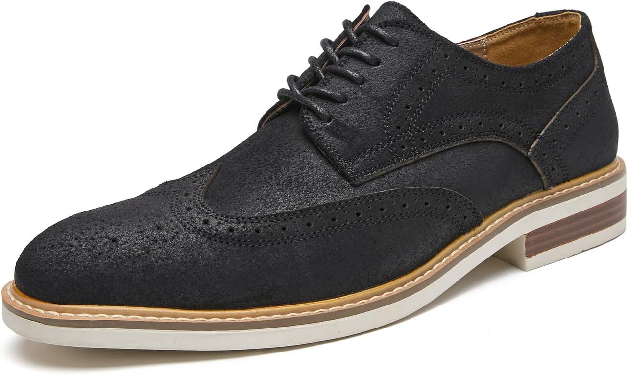 Мужские оксфорды Повседневные классические туфли из замши и кожи Свадебные модные туфли для смокинга Броги Оксфорды для мужчин Santimon, черный
Мужские оксфорды Повседневные классические туфли из замши и кожи Свадебные модные туфли для смокинга Броги Оксфорды для мужчин Santimon, черный