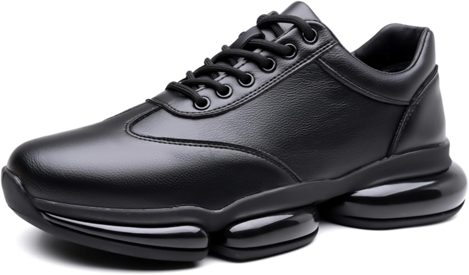 Мужские черные повседневные кожаные туфли с амортизирующей подошвой - дышащие спортивные кроссовки для комфортной ежедневной носки и уличного стиля - дизайн с массивной подошвой Kelibasi
Мужские черные повседневные кожаные туфли с амортизирующей подошвой - дышащие спортивные кроссовки для комфортной ежедневной носки и уличного стиля - дизайн с массивной подошвой Kelibasi