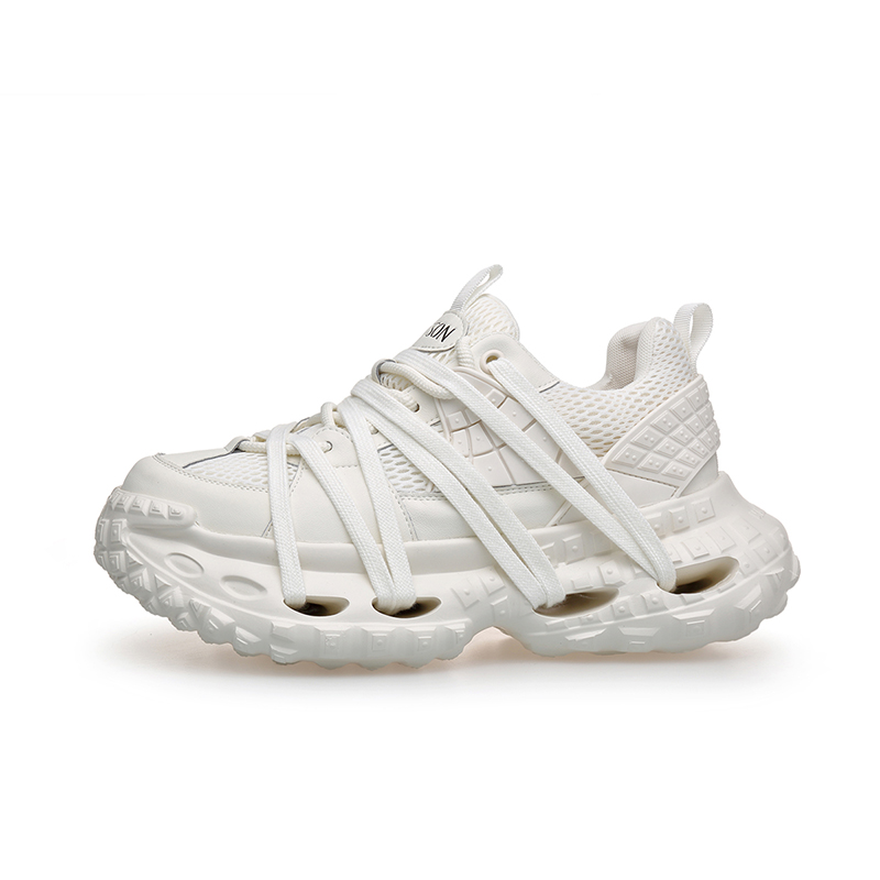 Низкие массивные кроссовки мужские PT'SON, White
Низкие массивные кроссовки мужские PT'SON, White