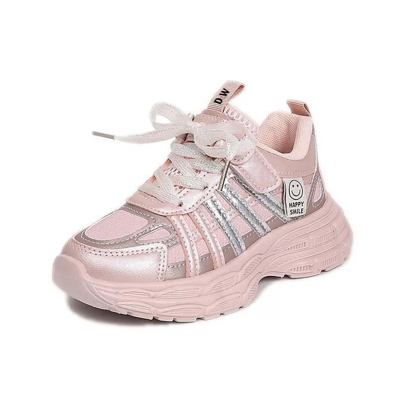 Кроссовки для бега с низким верхом, противоскользящие, с амортизацией, устойчивые к истиранию и ударам, детские D&W, розовый
Кроссовки для бега с низким верхом, противоскользящие, с амортизацией, устойчивые к истиранию и ударам, детские D&W, розовый