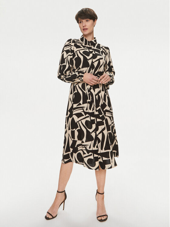 Платье-рубашка стандартного кроя Only, черный
Платье-рубашка стандартного кроя Only, черный