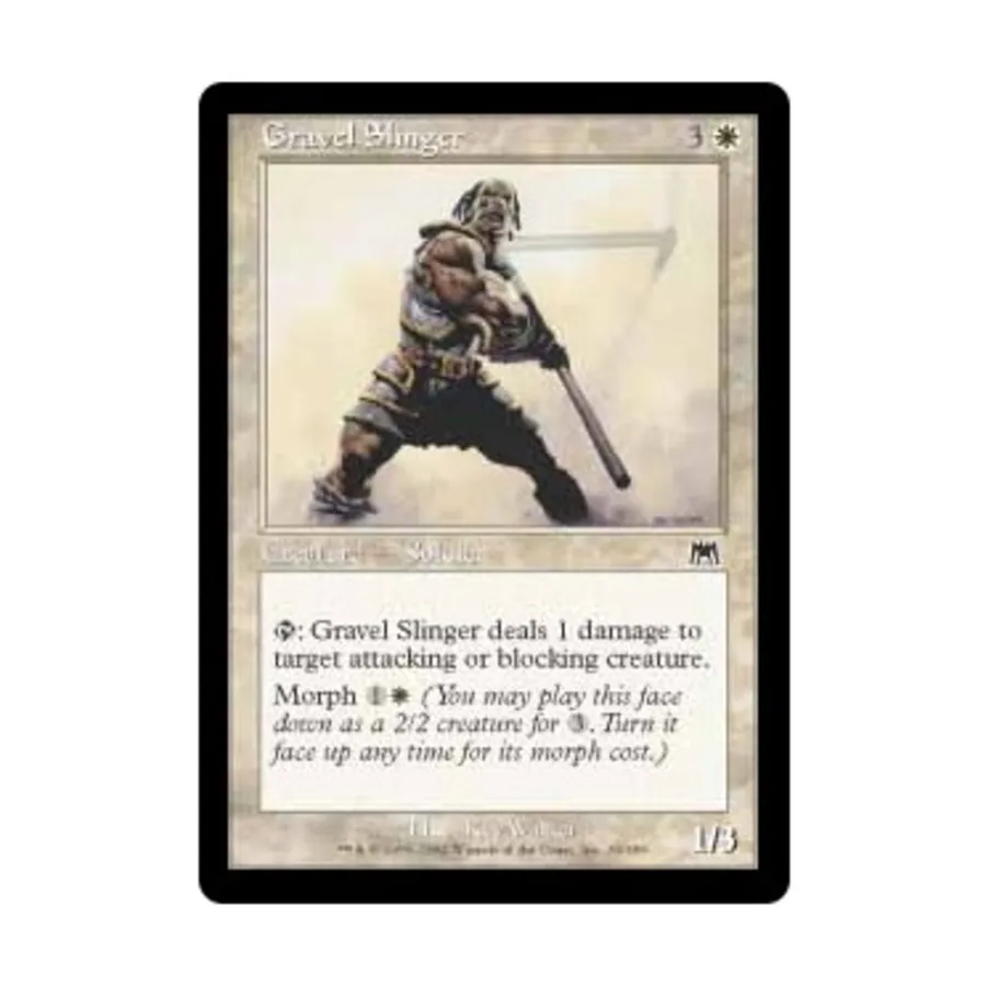 CCG Гравийный пращник (C) (фольга), MTG - Onslaught
CCG Гравийный пращник (C) (фольга), MTG - Onslaught