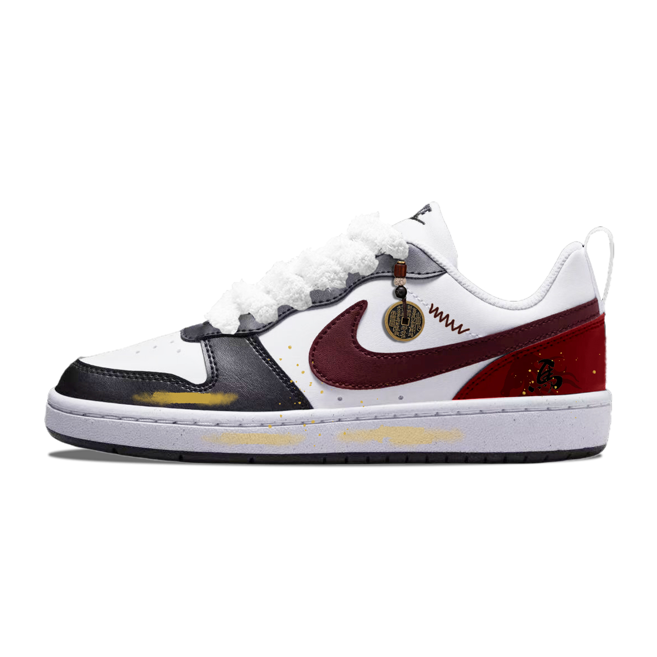 Nike Court Borough LOW RECRAFT Slip Resistant Abrasion Resistant Low top детские скейтборд-кроссовки Black Red для подростков
Nike Court Borough LOW RECRAFT Slip Resistant Abrasion Resistant Low top детские скейтборд-кроссовки Black Red для подростков