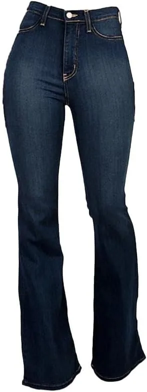 Andongnywell женские джинсы с высокой посадкой, широкие клеш
Andongnywell женские джинсы с высокой посадкой, широкие клеш