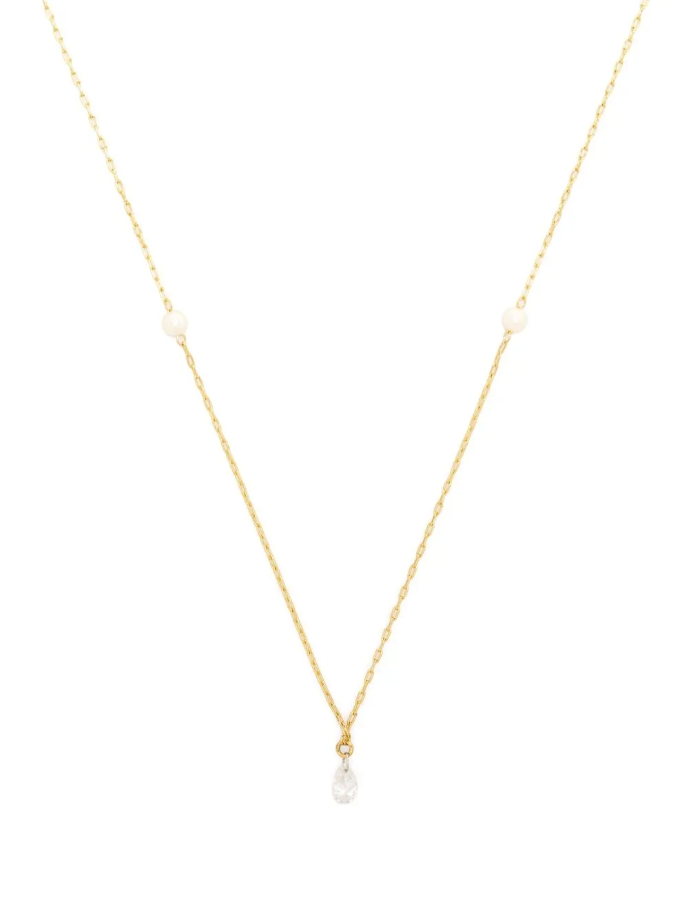 Колье из желтого золота с жемчугом и бриллиантами Mizuki, золотой
Колье из желтого золота с жемчугом и бриллиантами Mizuki, золотой