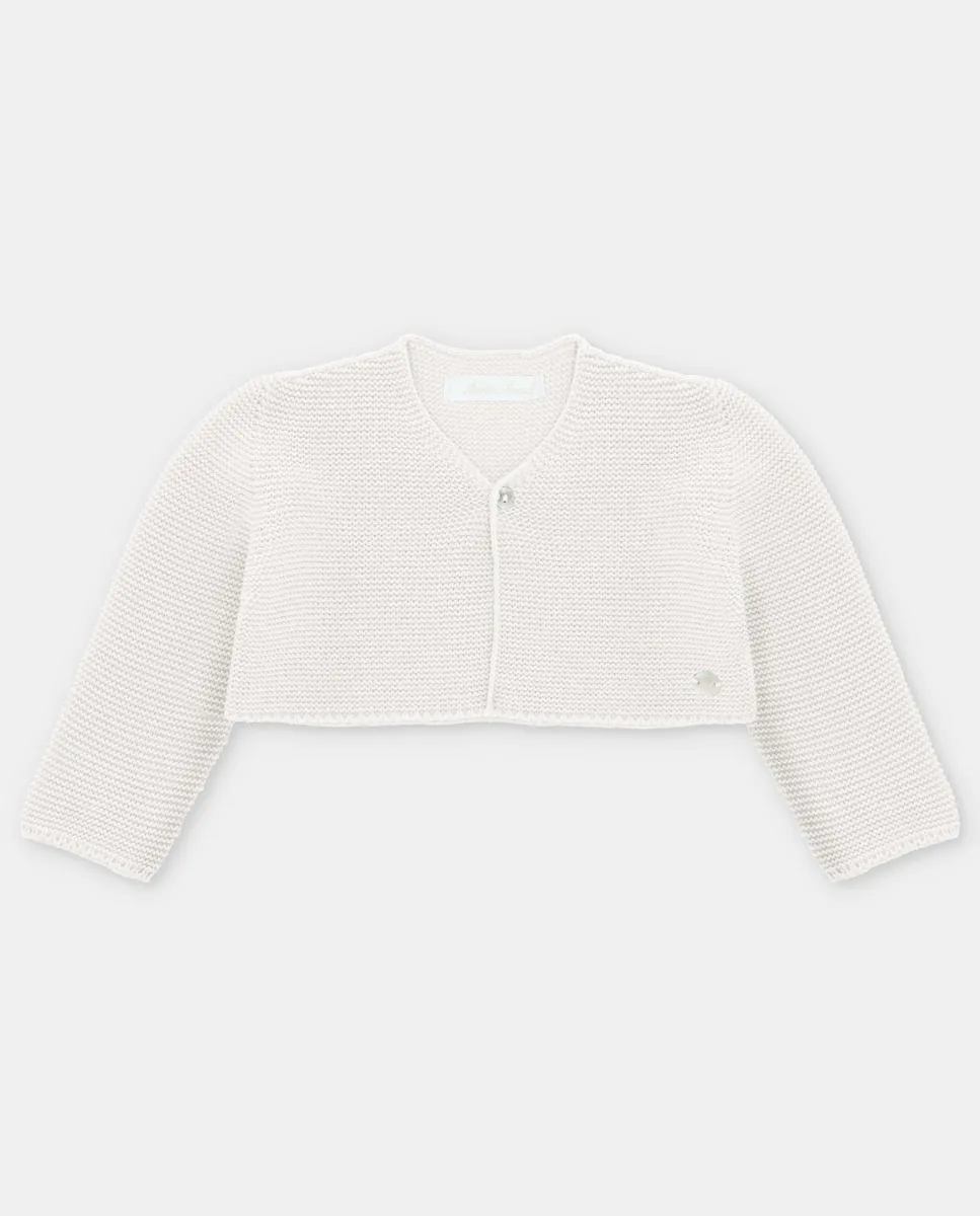 Короткая детская куртка кремового цвета Martín Aranda
Короткая детская куртка кремового цвета Martín Aranda