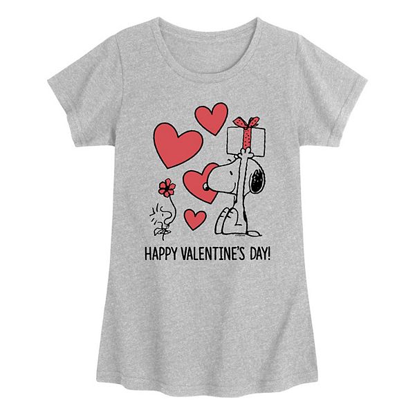 Футболка с принтом Peanuts Snoopy & Woodstock Happy Valentine's Day для девочек 7-16 Licensed Character, Heather Gray
Футболка с принтом Peanuts Snoopy & Woodstock Happy Valentine's Day для девочек 7-16 Licensed Character, Heather Gray