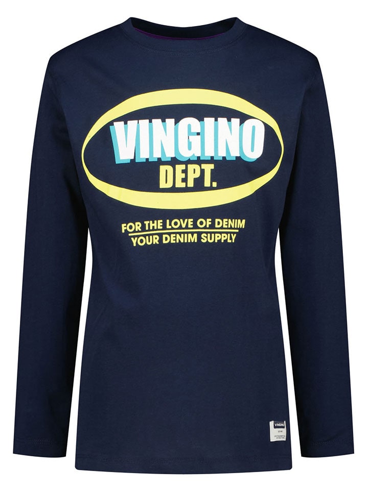 Vingino Футболка с длинными рукавами темно-синего цвета
Vingino Футболка с длинными рукавами темно-синего цвета
