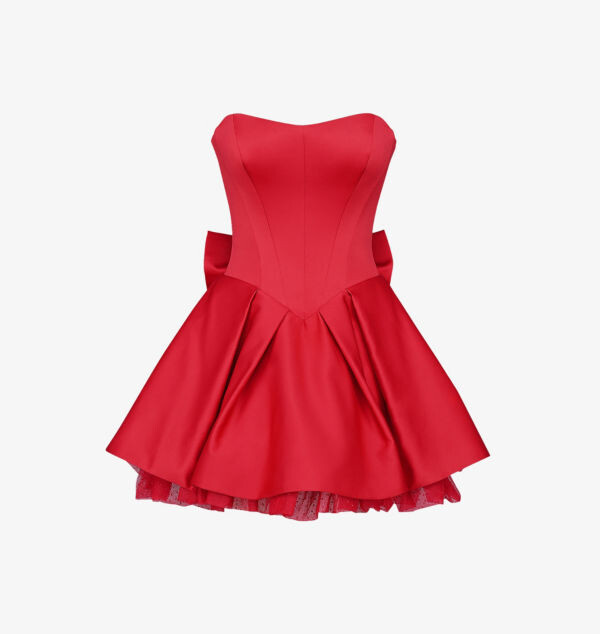 Мини-Платье Noele Bow без бретелек из атласа House Of Cb, красный
Мини-Платье Noele Bow без бретелек из атласа House Of Cb, красный