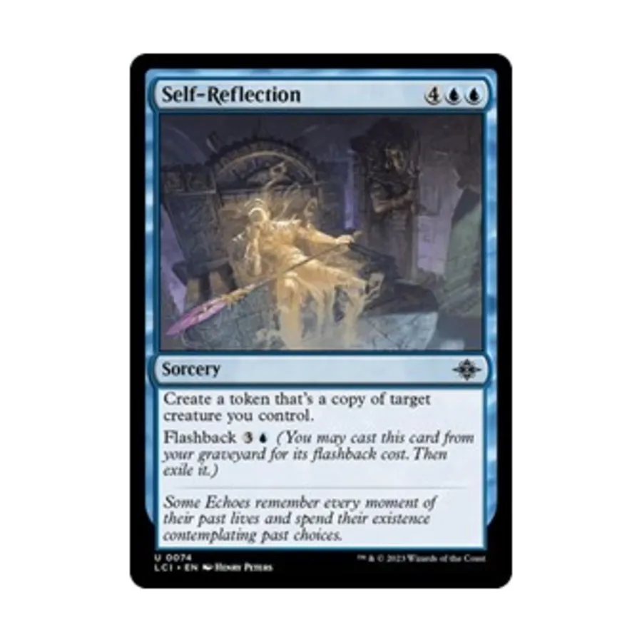 CCG Саморефлексия (U), MTG - The Lost Caverns of Ixalan
CCG Саморефлексия (U), MTG - The Lost Caverns of Ixalan