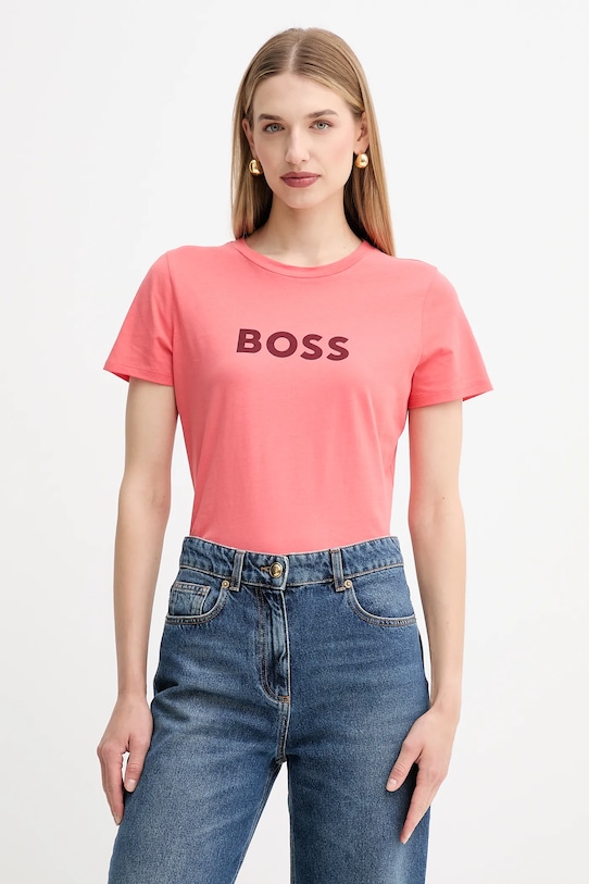 Хлопковая футболка Boss Orange, оранжевый
Хлопковая футболка Boss Orange, оранжевый