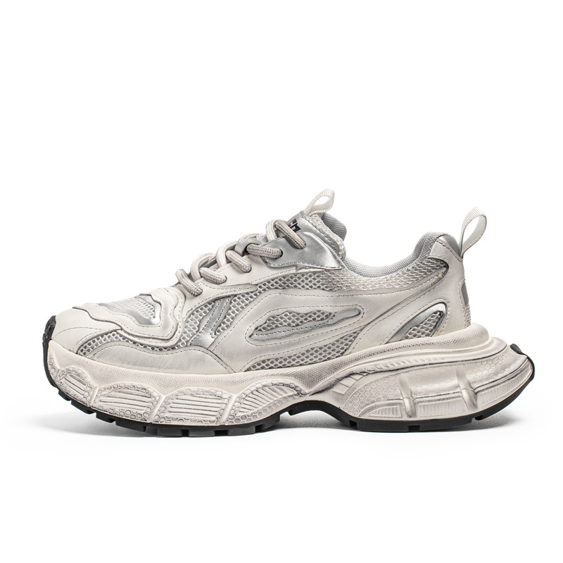 JANECO Мужские белые низкие массивные кроссовки, цвет White
JANECO Мужские белые низкие массивные кроссовки, цвет White