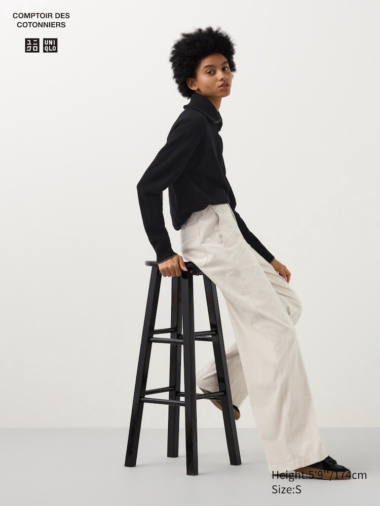 Вельветовые широкие брюки Uniqlo, цвет 01 белый
Вельветовые широкие брюки Uniqlo, цвет 01 белый