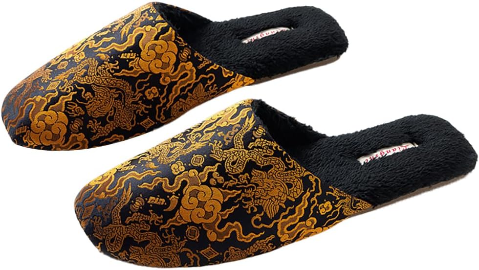 Вышитые атласные тапочки Yafirgeer для женщин и мужчин, с флисовой подкладкой, теплые тапочки, элегантная домашняя обувь, сандалии для дома и улицы, золотой
Вышитые атласные тапочки Yafirgeer для женщин и мужчин, с флисовой подкладкой, теплые тапочки, элегантная домашняя обувь, сандалии для дома и улицы, золотой