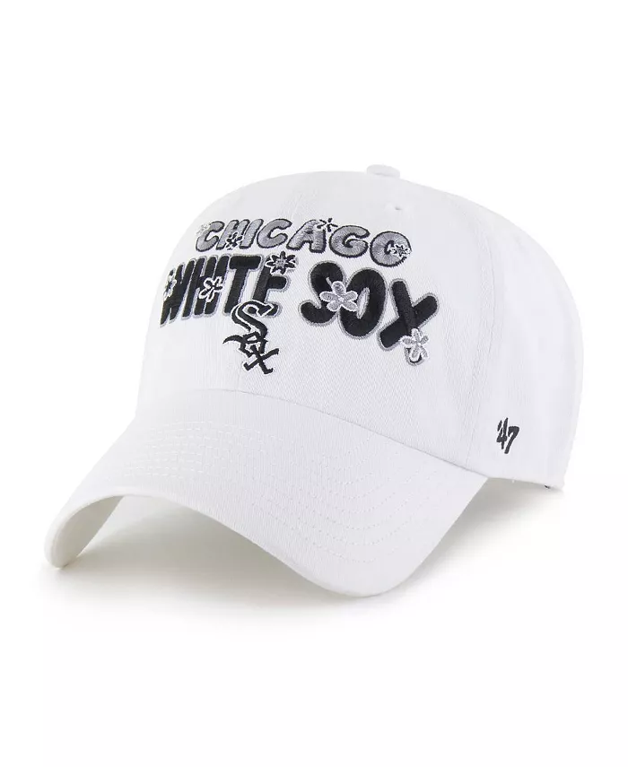 Женская регулируемая кепка Chicago White Sox Flower Power белого цвета '47 Brand
Женская регулируемая кепка Chicago White Sox Flower Power белого цвета '47 Brand