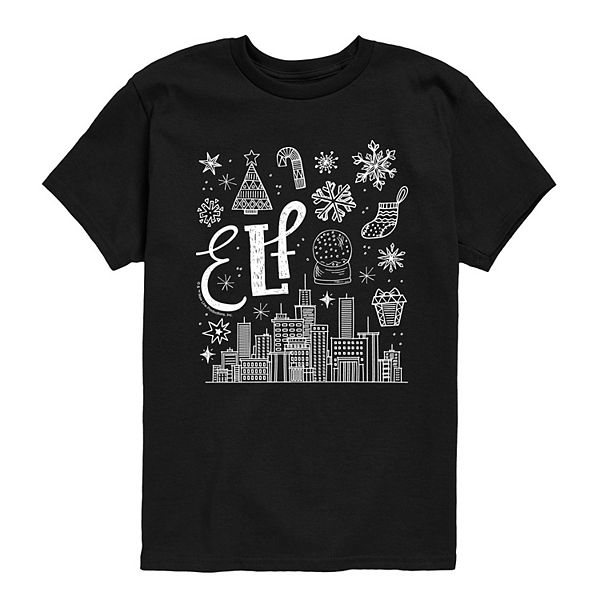 Футболка с принтом elf icon doodles для мальчиков 8-20 Licensed Character, Black
Футболка с принтом elf icon doodles для мальчиков 8-20 Licensed Character, Black