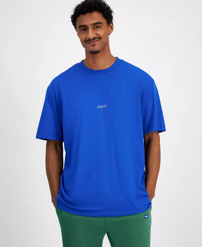 Мужская футболка с коротким рукавом и логотипом Nouveres Hugo Boss, синий
Мужская футболка с коротким рукавом и логотипом Nouveres Hugo Boss, синий