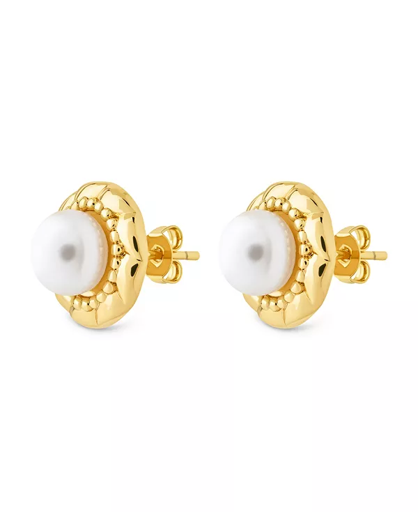 Серьги-Гвоздики из искусственного жемчуга Eudora Sterling Forever, gold
Серьги-Гвоздики из искусственного жемчуга Eudora Sterling Forever, gold