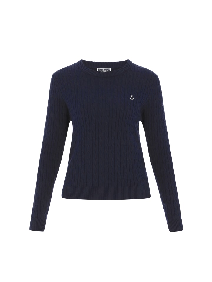 DreiMaster Женский свитер темно-синего цвета
DreiMaster Женский свитер темно-синего цвета