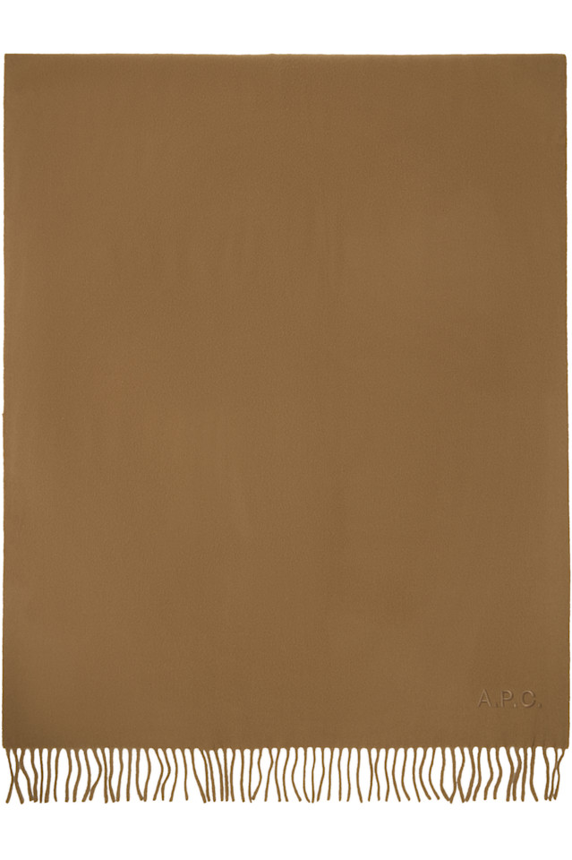 Шарф Alix с вышивкой A.P.C., коричневый
Шарф Alix с вышивкой A.P.C., коричневый