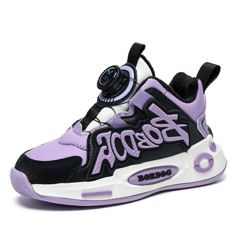 Противоскользящие амортизирующие легкие амортизирующие теплые детские баскетбольные кроссовки средней высоты BOBDOG, черный/фиолетовый
Противоскользящие амортизирующие легкие амортизирующие теплые детские баскетбольные кроссовки средней высоты BOBDOG, черный/фиолетовый
