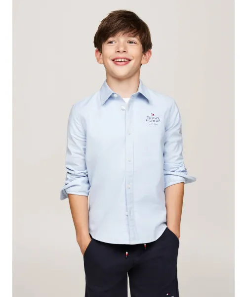 Рубашка Regular fit Tommy Hilfiger, синий 
Рубашка Regular fit Tommy Hilfiger, синий