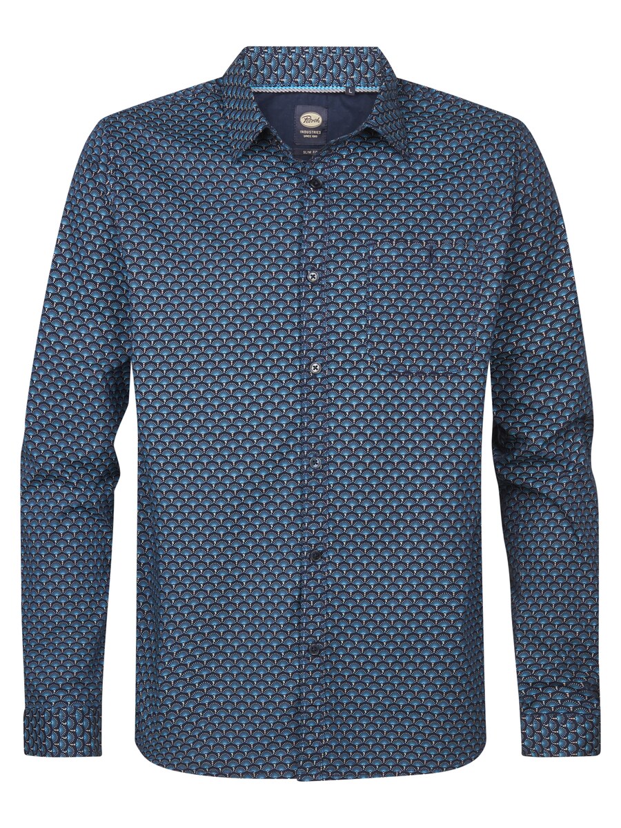 Рубашка на пуговицах классического кроя Petrol Industries, синий
Рубашка на пуговицах классического кроя Petrol Industries, синий