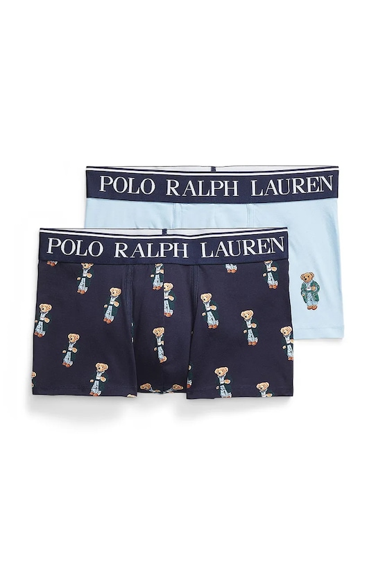 Хлопковые боксеры 2 шт Polo Ralph Lauren, синий 
Хлопковые боксеры 2 шт Polo Ralph Lauren, синий