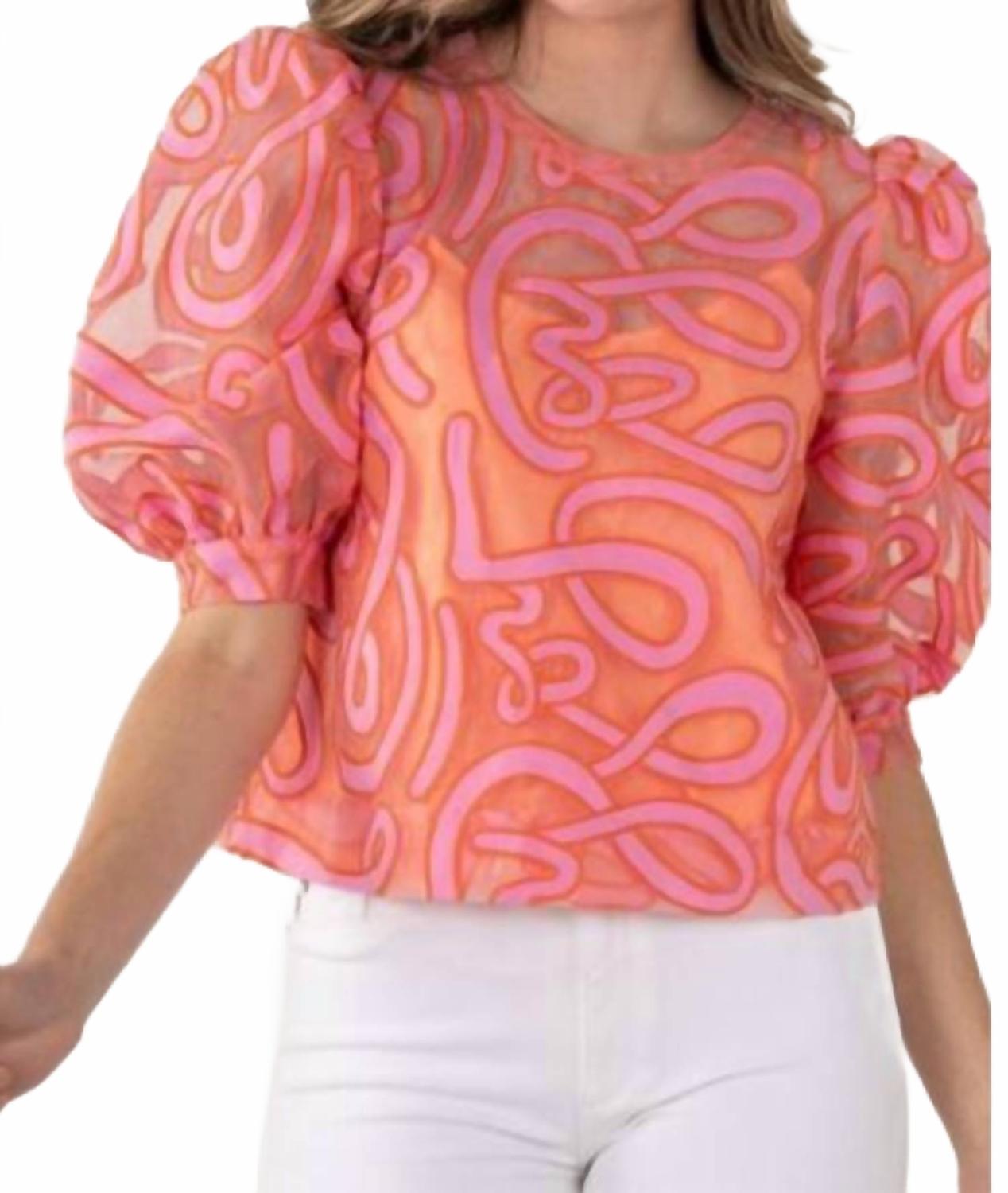 Блузка Белла в коралловом цвете Emily McCarthy
Блузка Белла в коралловом цвете Emily McCarthy