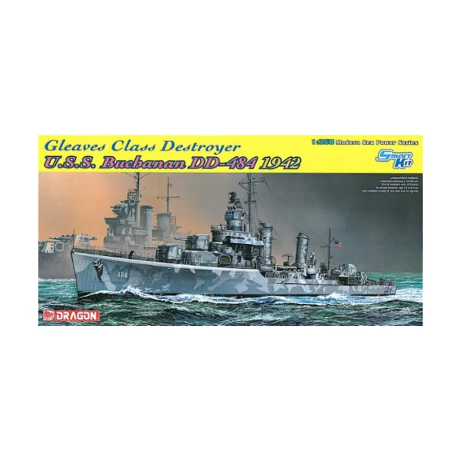 США Бьюкенен DD-484 (1942), Dragon Models - Modern Sea Power Series (1:350)
США Бьюкенен DD-484 (1942), Dragon Models - Modern Sea Power Series (1:350)