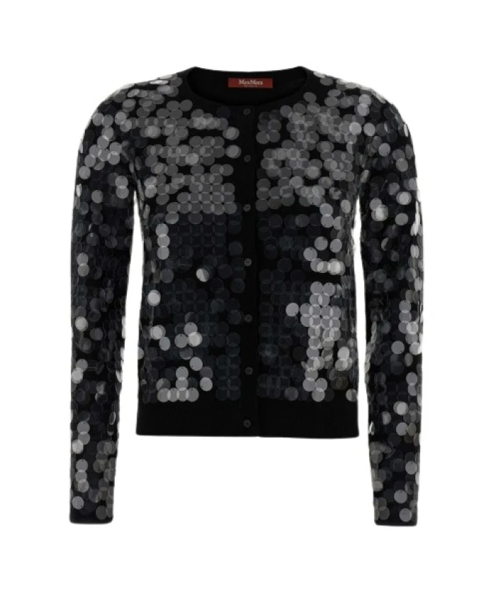 Кардиган из натуральной шерсти Max Mara, черный
Кардиган из натуральной шерсти Max Mara, черный