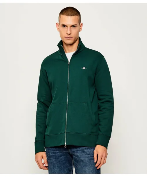 Толстовка Regular fit Gant, зеленый 
Толстовка Regular fit Gant, зеленый
