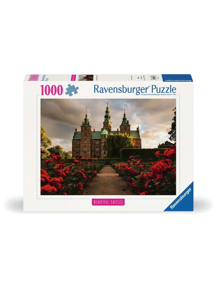 Пазл Ravensburger из 1000 деталей, замок Розенборг, Дания, в цвете
Пазл Ravensburger из 1000 деталей, замок Розенборг, Дания, в цвете