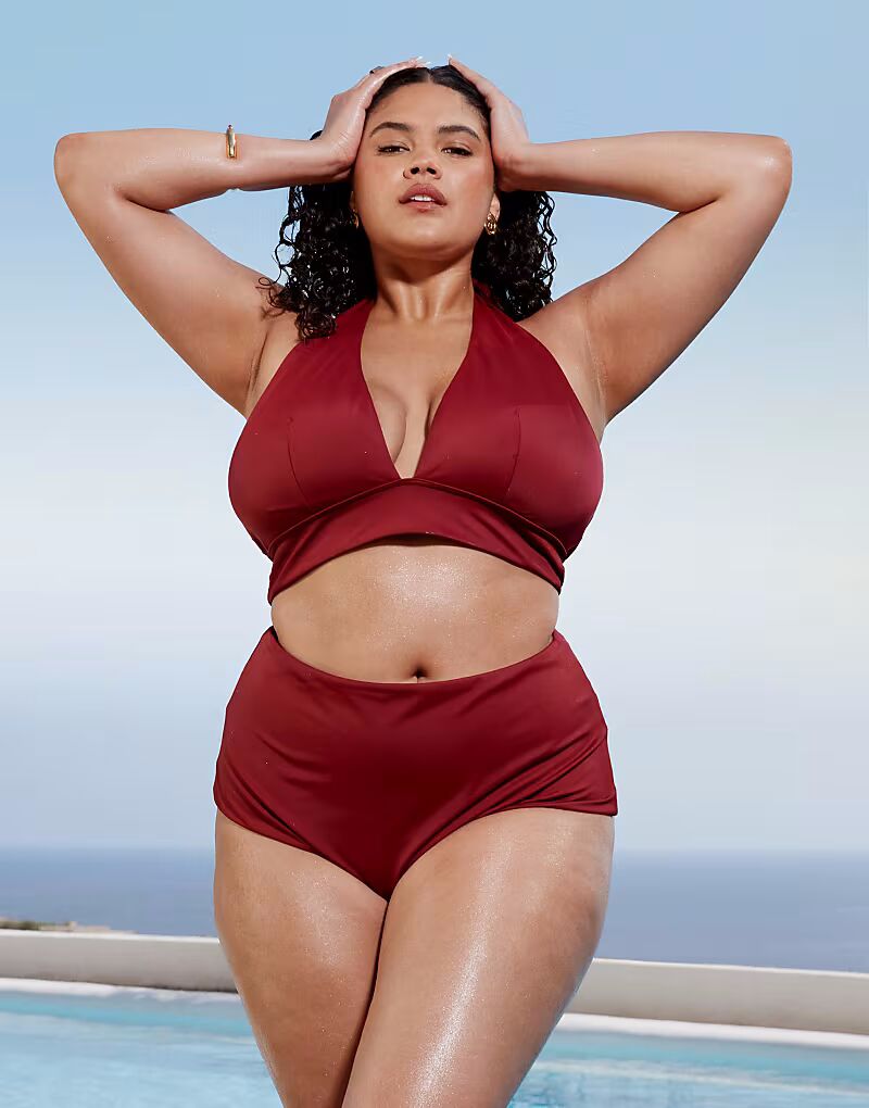 Бикини-трусики Curve Maya с высокой талией бордового цвета, сочетающиеся между собой Asos Curve
Бикини-трусики Curve Maya с высокой талией бордового цвета, сочетающиеся между собой Asos Curve